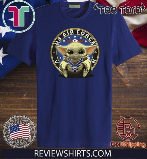 Baby Yoda Hug Us Air Force Limited Edition T-Shirt