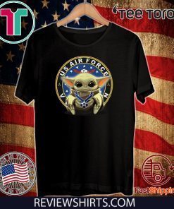 Baby Yoda Hug Us Air Force Limited Edition T-Shirt