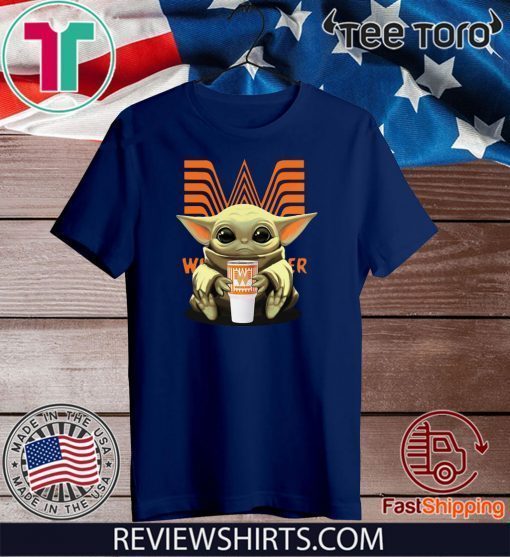 Baby Yoda Hug Whataburger Tee Shirt