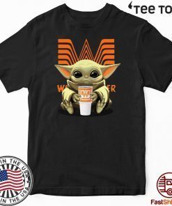 Baby Yoda Hug Whataburger Tee Shirt