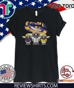 Baby Yoda LSU Tigers Offcial T-Shirt