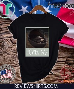 Baby Yoda Mandalorian Power Nap Tee Shirt