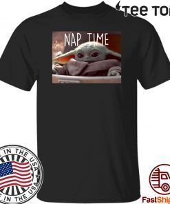 Baby Yoda Mandalorian The Child Nap Time 2020 T-Shirt