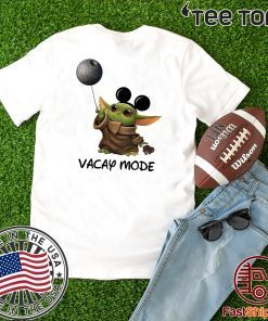 Baby Yoda Mickey mouse Vacay Mode Offcial T-Shirt