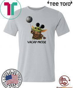 Baby Yoda Mickey mouse Vacay Mode Offcial T-Shirt