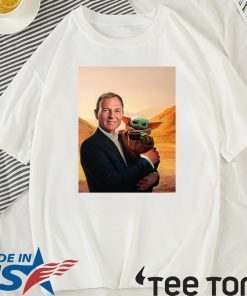 Baby Yoda Painting Bob Iger For T-Shirt