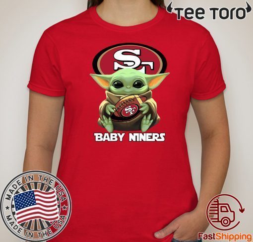 Baby Yoda San Francisco Baby Niners T Shirt