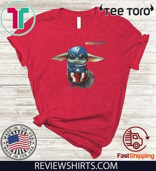 Baby Yoda The Mandalorian Captain American 2020 T-Shirt