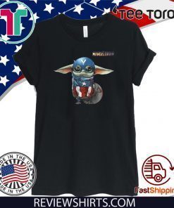 Baby Yoda The Mandalorian Captain American 2020 T-Shirt