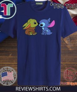 Baby Yoda and baby Stitch Unisex T-Shirt