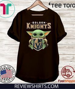 Baby Yoda hug Golden Knights Classic T-Shirt