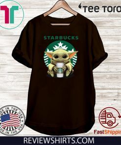 Baby Yoda hug Starbucks Offcial T-Shirt