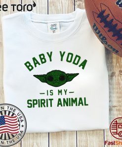 Baby Yoda is my Spirit animal Funny T-Shirt  