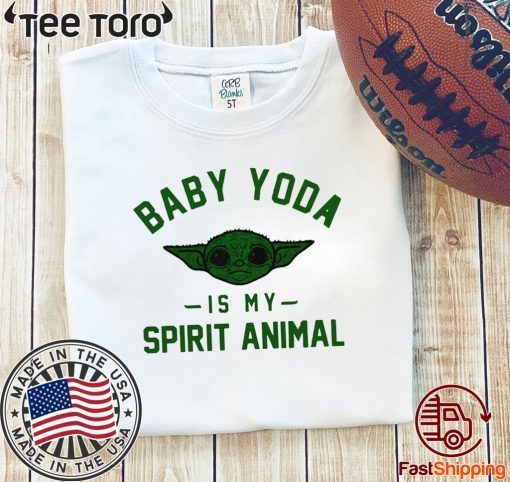 Baby Yoda is my Spirit animal Funny T-Shirt  