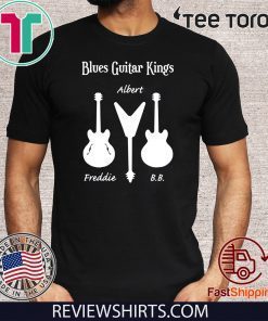 Blues Guitar Kings Freddie Albert BB Gift T-Shirt