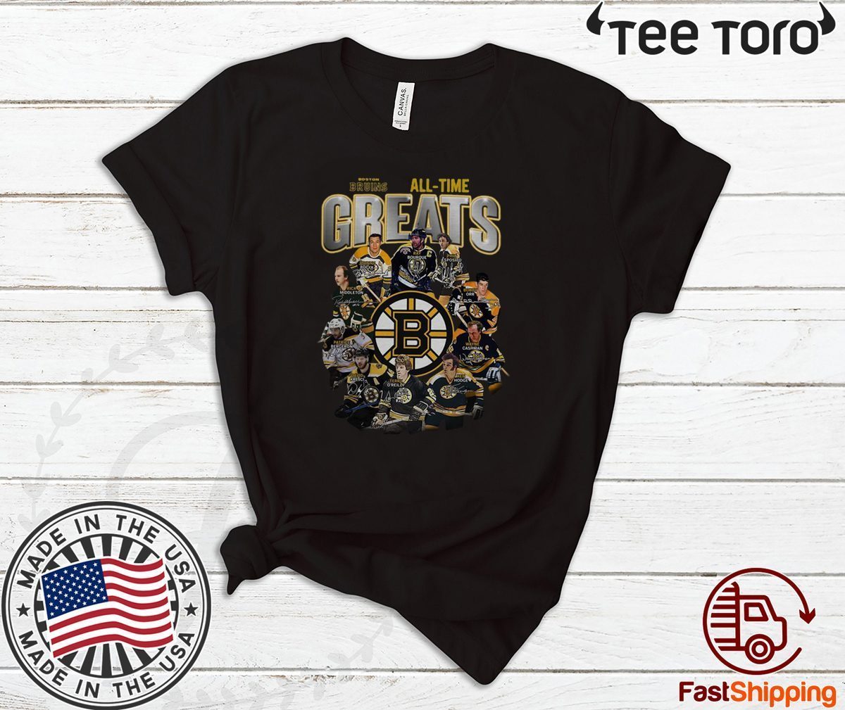 Boston Bruins Alltime greats signature Shirt TShirt ShirtElephant
