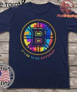 Boston Bruins It's ok to be different 2020 T-Shirt