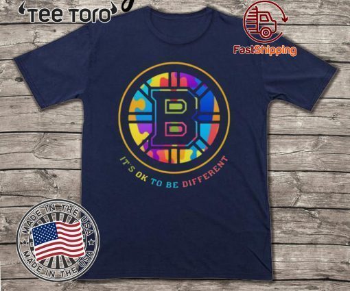 Boston Bruins It's ok to be different 2020 T-Shirt