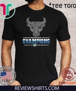 Buffalo Bahamas Bowl Champions Offcial T-Shirt