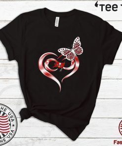 Butterfly Love Tampa Bay Buccaneers Offcial T-Shirt