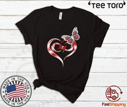 Butterfly Love Tampa Bay Buccaneers Offcial T-Shirt