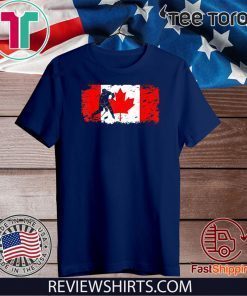 Canada Flag Ice Hockey Player Costume Canadian Tee Shirt