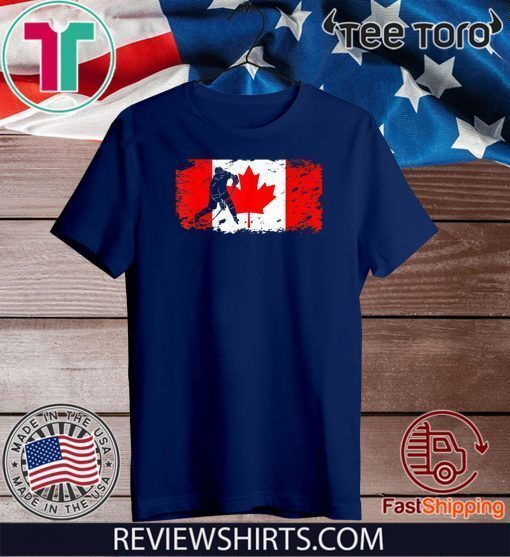 Canada Flag Ice Hockey Player Costume Canadian Tee Shirt