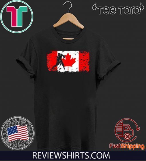 Canada Flag Ice Hockey Player Costume Canadian Tee Shirt