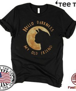 Cat Hello darkness my old friend Tee Shirt