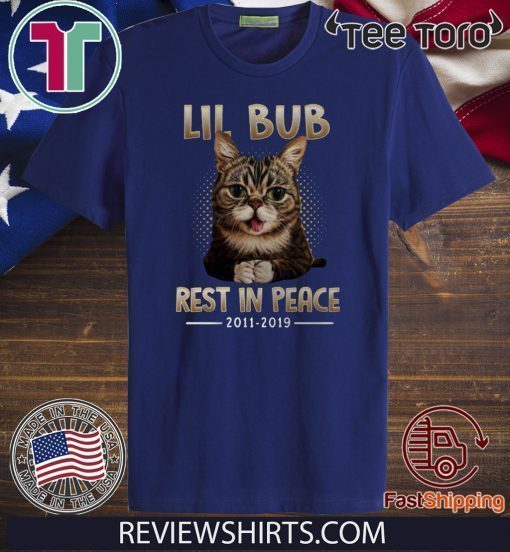 Cat lil bub rest in peace tee shirt