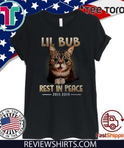 Cat lil bub rest in peace tee shirt