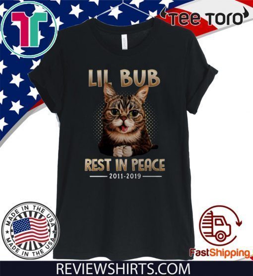 Cat lil bub rest in peace tee shirt