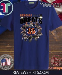 Original Cincinnati Bengals all time great players signatures T-Shirt