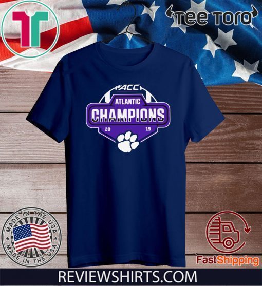 Clemson Acc Atlantic Champions For 2019 T-Shirt