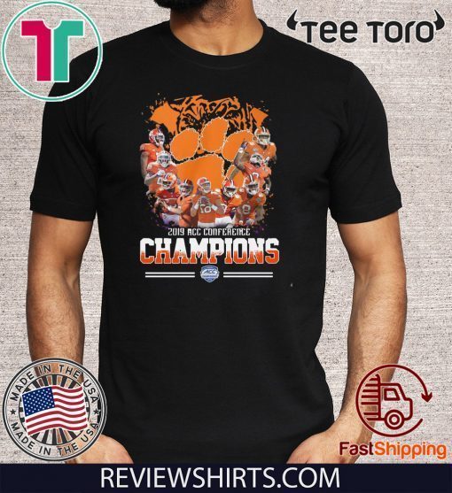 Clemson Tigers Players 2019 Acc conference champions Offcial T-Shirt