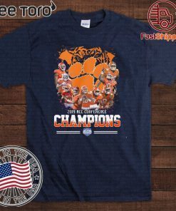 Clemson Tigers Players 2019 Acc conference champions Offcial T-Shirt