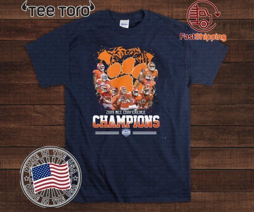 Clemson Tigers Players 2019 Acc conference champions Offcial T-Shirt