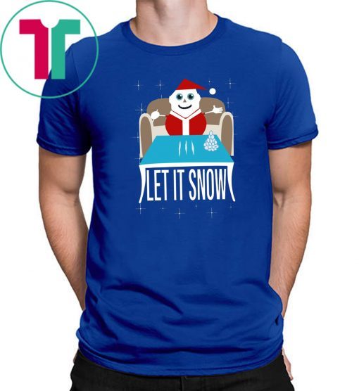 Cocaine Santa Let It Snow T-Shirt - Limited Edition