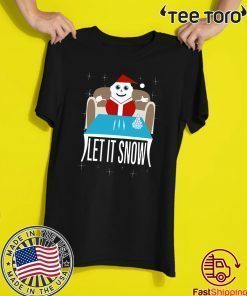 Cocaine Santa Let It Snow T-Shirt - Limited Edition