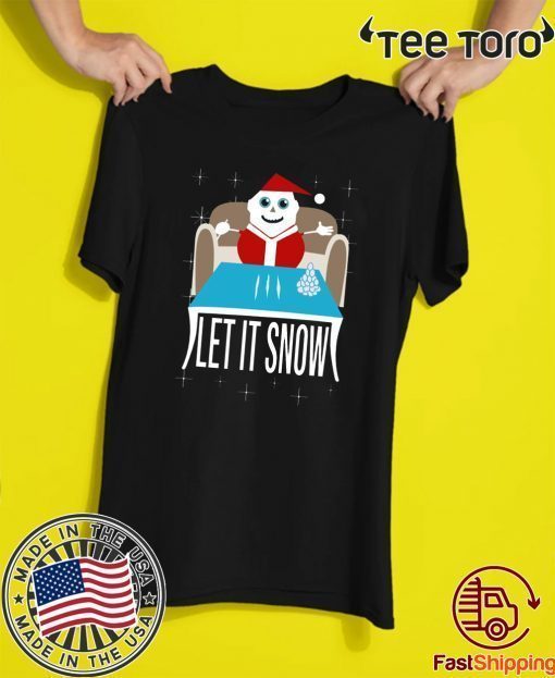 Cocaine Santa Let It Snow T-Shirt - Limited Edition