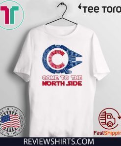 Come To The North Side Star Wars Millennium Falcon Chicago Cubs t-shirts