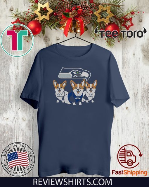 Corgi Dog Seattle Seahawks Classic T-Shirt