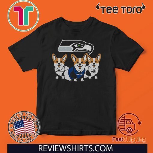 Corgi Dog Seattle Seahawks Classic T-Shirt