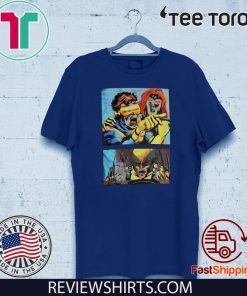 Cyclops Yelling at Wolverine Offcial T-Shirt