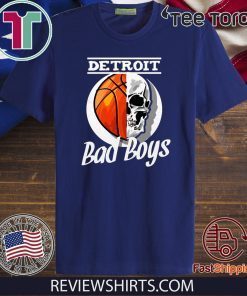 Detroit Bad Boys Skull Offcial T-Shirt