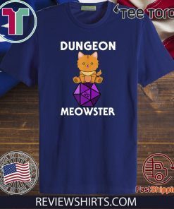 Dungeon Meowster Nerdy Cat D20 Offcial T-Shirt