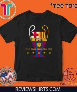 F.C. Barcelona 5th Champions League star 2020 T-Shirt