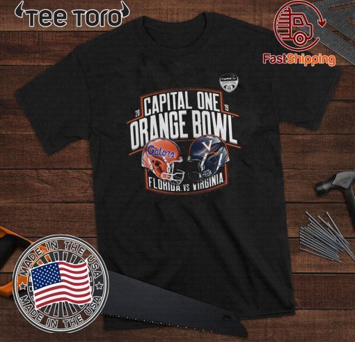 Florida Gators vs Virginia Cavaliers 2019 Capital One Orange Bowl Tee Shirt