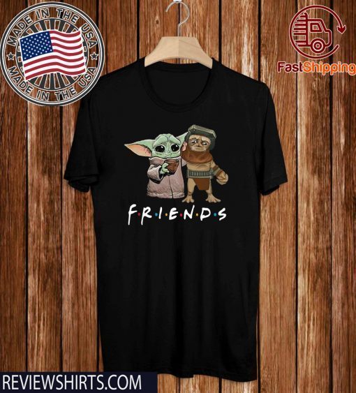 Friends Baby Yoda and Baby Babu Frik 2020 T-Shirt