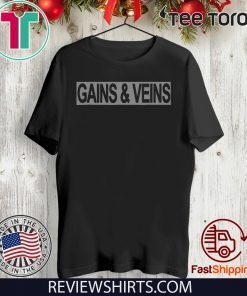 Gains & Veins Lifting Tee Shirt